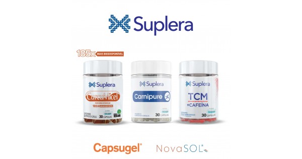 COMBO SUPLERA - CX COM 18 UN (6 CARNIPURE + 6 TCM + 6 CURCUMICEL)