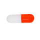 CAP GEL Nº 2 BRANCO/LARANJA
