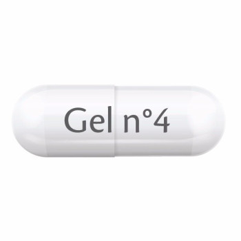 CAP GEL Nº 4 BRANCO/AZUL