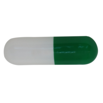 CAP GEL Nº 3 BRANCO/VERDE
