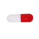 CAP GEL Nº 00 BRANCO/VERMELHO